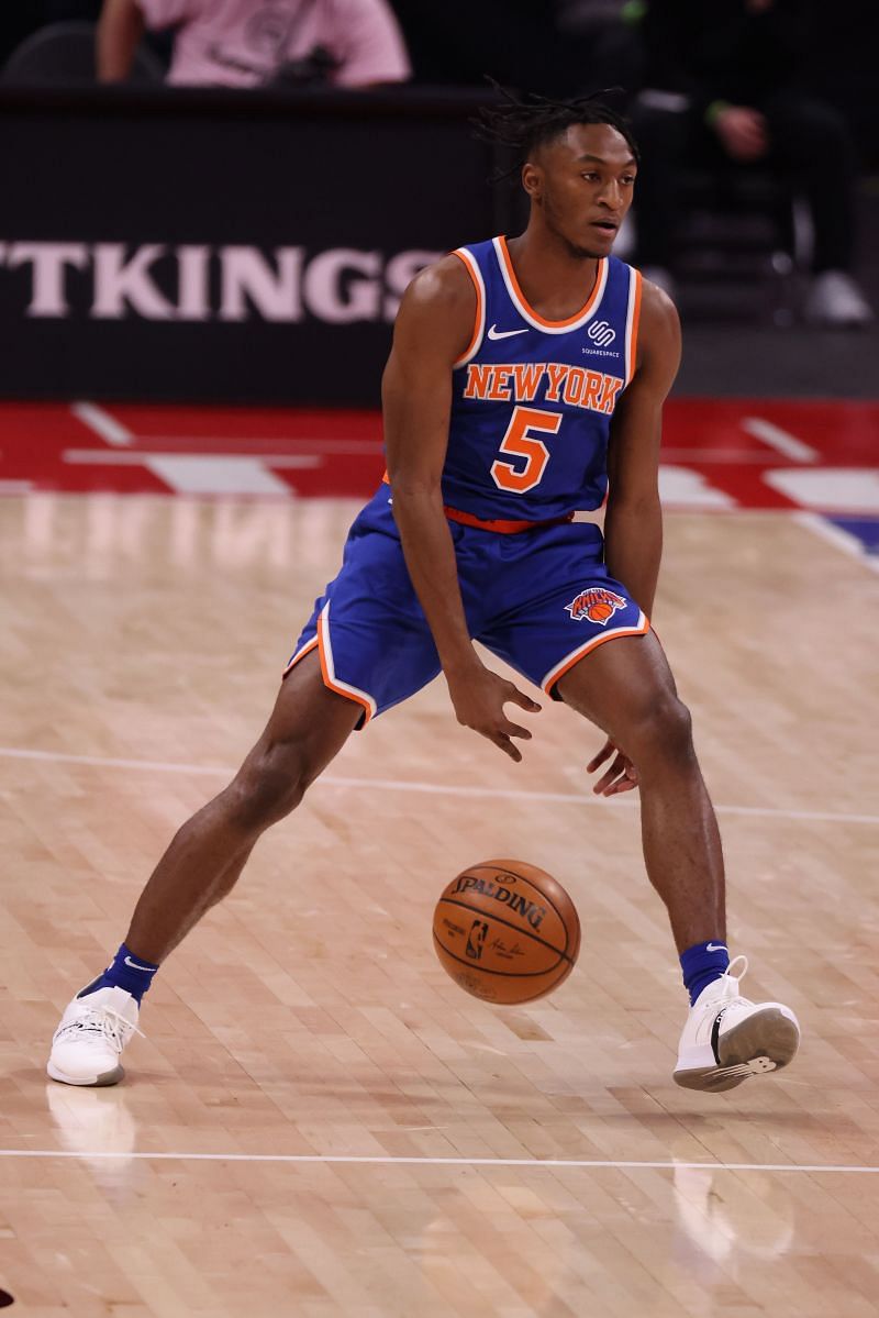 Immanuel Quickley of the New York Knicks