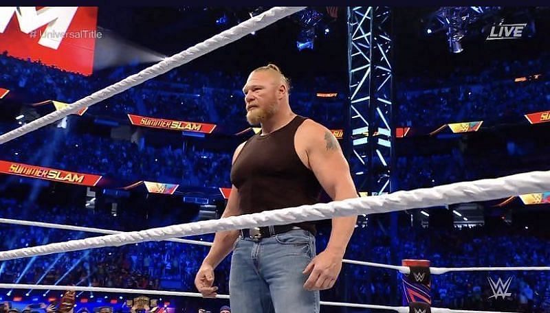 WWE SummerSlam में ब्रॉक लैसनर ने की थी धमाकेदार वापसी