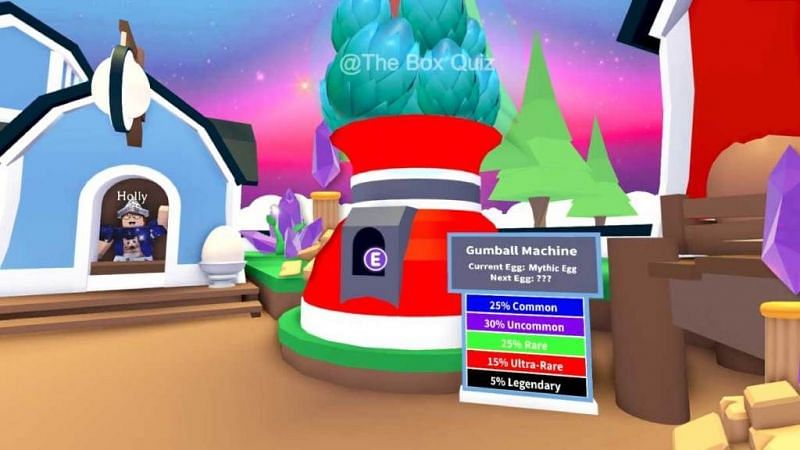The Gumball Machine in Adopt Me! (Image via Roblox Corporation)