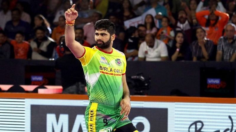Pardeep Narwal in action for Patna Pirates (Image Courtesy: PKL)