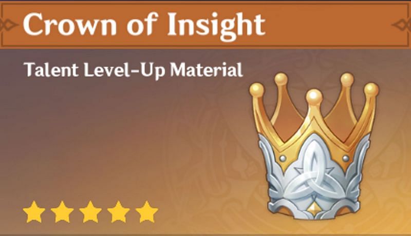 The Crown of Insight, as viewed in-game (Image via Sportskeeda)