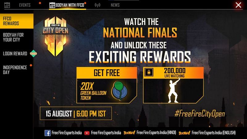 Players can also get Shake it up emote if the live watching crosses 200k (Image via Free Fire)