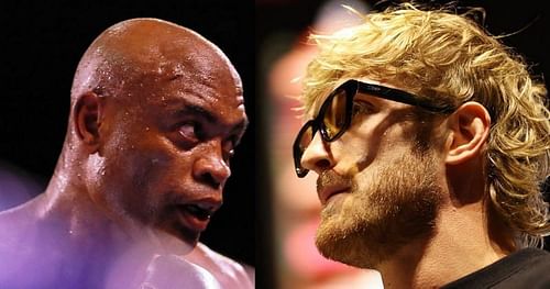 Anderson Silva (left) and Logan Paul (right) [Image courtesy: Getty]