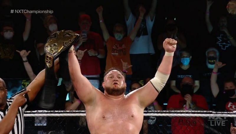 Samoa Joe is the new NXT Champion.
