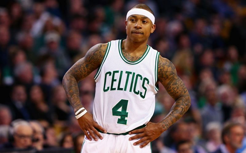 Isaiah Thomas in action for the Boston Celtics