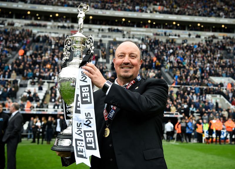 Benitez guided Newcastle to instant promotion in 2017