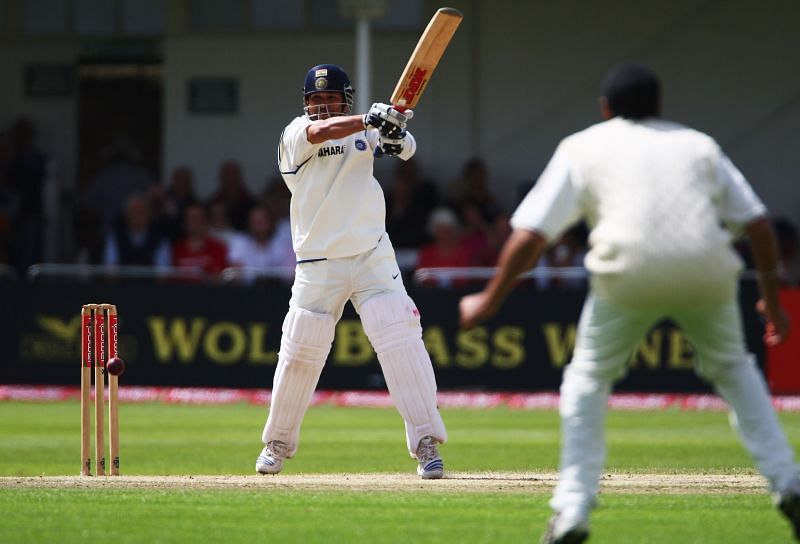 Sachin Tendulkar during the 2007 tour of England.