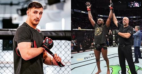 Modestas Bukauskas (left), Jon Jones (right) [Images Courtesy: @modyb24 @jonnybones on Instagram]