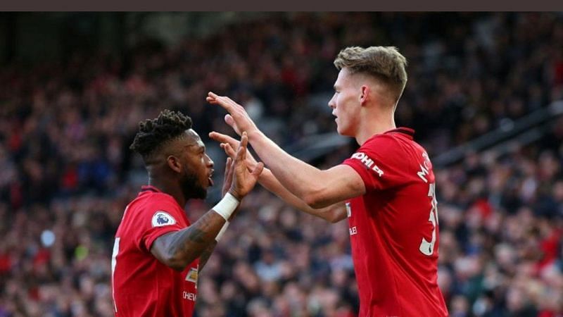 Scott McTominay (right) and Fred came on as substitutes for United and played different roles than usual.