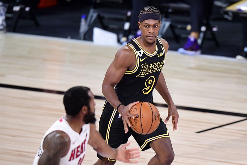 Rondo starred for the LA Lakers in the 2020 NBA Finals