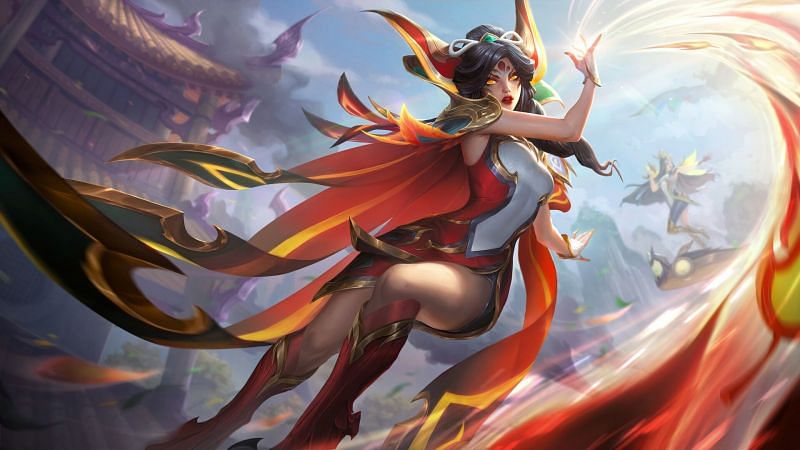 Brave Phoenix Xayah (Image via League of Legends)