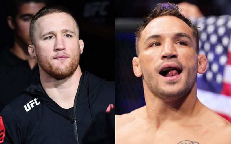 Justin Gaethje (left); Michael Chandler (right)