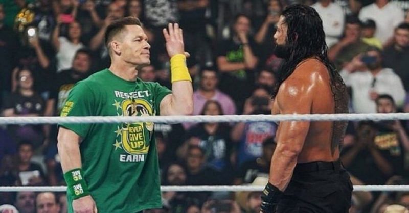 John Cena and Roman Reigns faced off at SummerSlam 2021