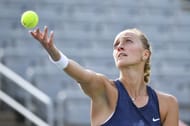 Petra Kvitova has been in top form on serve this week so far.