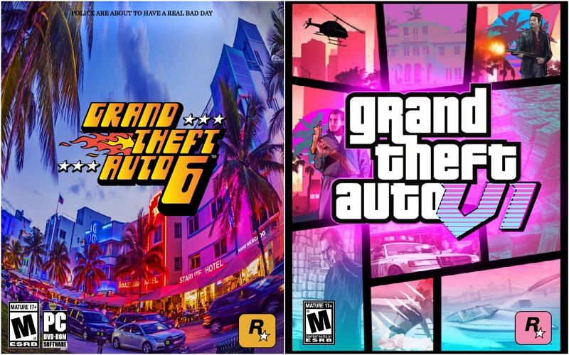 Fan-made covers for GTA 6 (Images via nikkomercado and 813van/Reddit)