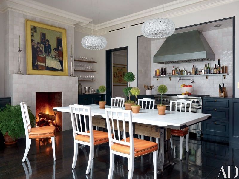 Brooke&#039;s New York (Greenwich Village) residence. (Image via: Architectural Digest)