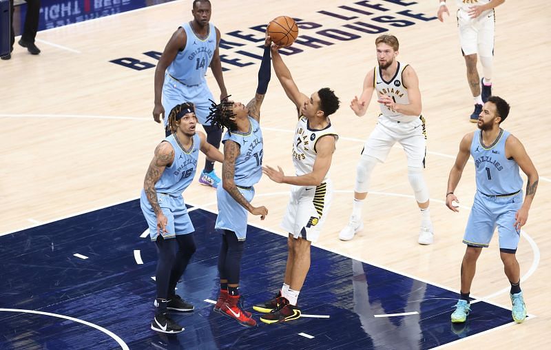 Memphis Grizzlies in action during an NBA game.
