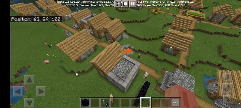 Triple blacksmith (Image via Minecraft)