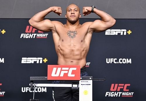 Ciryl Gane at UFC Fight Night: Gane vs. Volkov Weigh-in