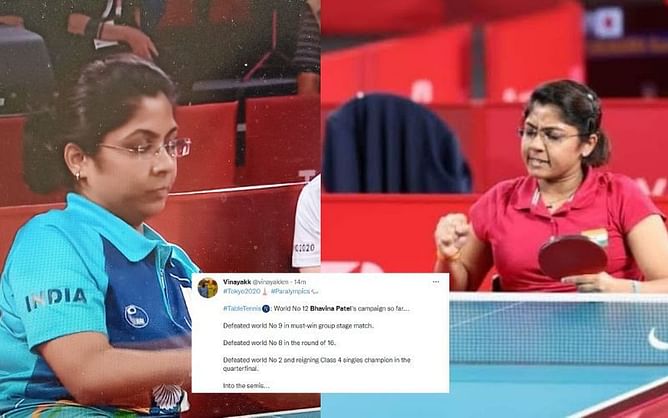 'Bhavina does it again' Twitter congratulates the Indian on a stunning win against former Olympic champion