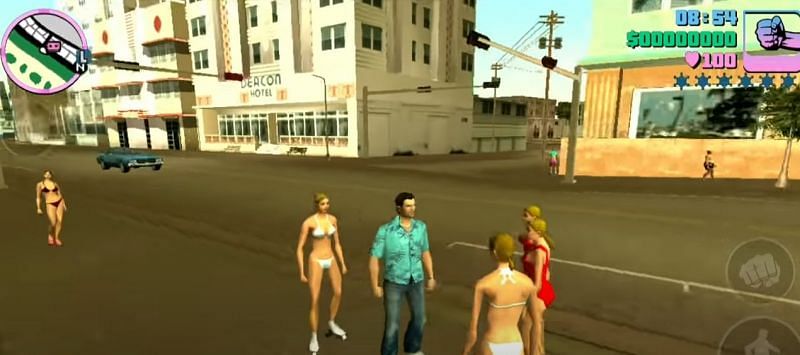 Some women following Tommy around (Image via Rockstar Games)