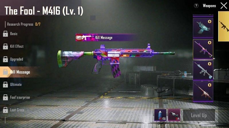 M416 Fool skin (Image via Free Fire)