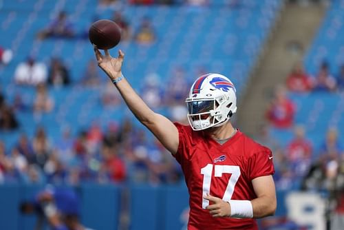 Josh Allen at Buffalo Bills Training Camp