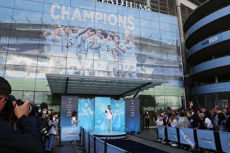 Manchester City Unveil New Signing Jack Grealish