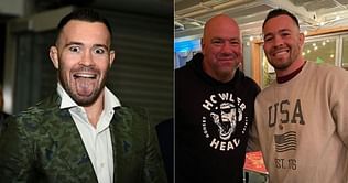 Watch: When Colby Covington confronted Dana White at a poker table for not giving him a title shot against Tyron Woodley