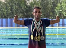 Amputated limbs did not stop Suyash Jadhav from ruling the pool