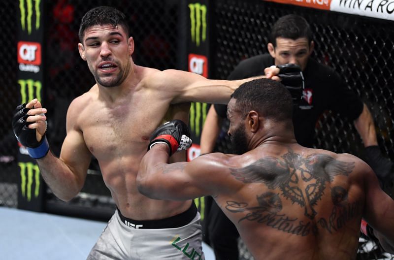 UFC welterweight contender Vicente Luque can seemingly finish his foes from any position