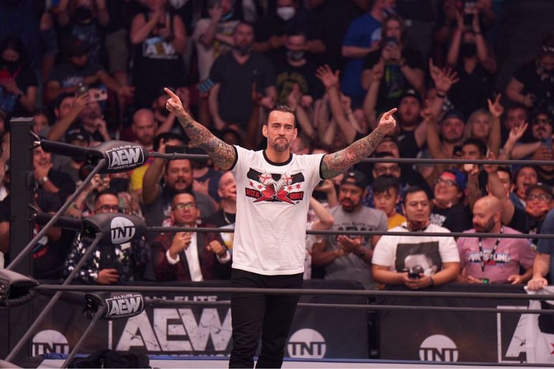 CM Punk returns to pro wrestling at AEW: Rampage [Image credits: @UnitedCenter via Twitter]