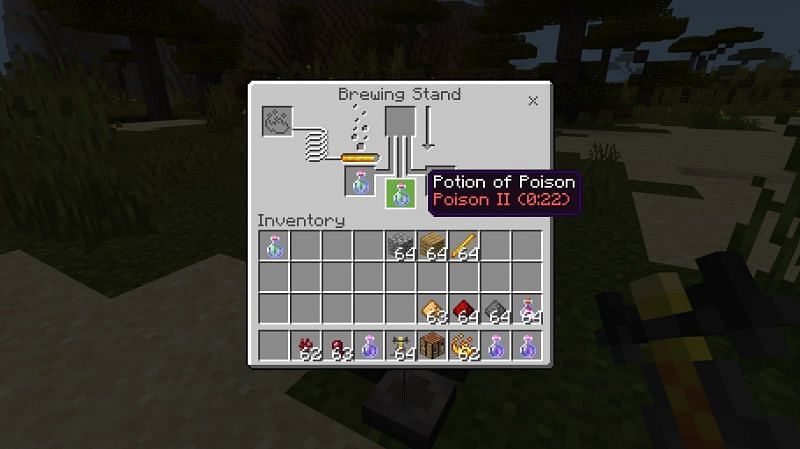 Potion of poison (Image via Minecraft)