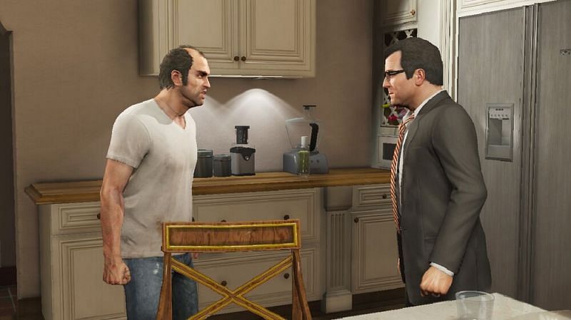 Trevor meets Michael after 9 years in GTA 5 ( Source: Gta.fandom.com )