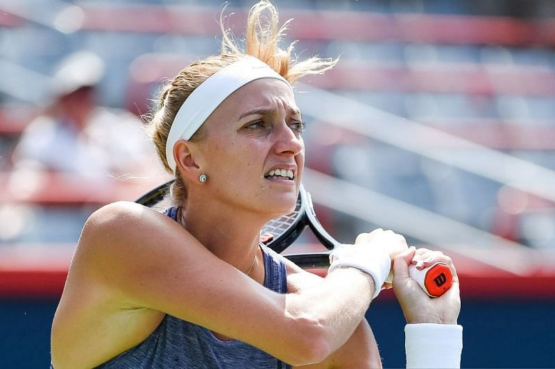 Petra Kvitova will look to dictate play from the baseline.