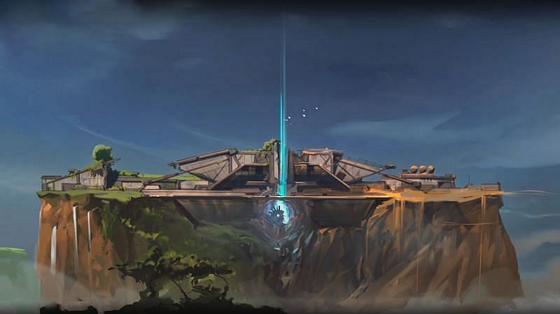 The upcoming seventh map allegedly called &ldquo;Canyon&rdquo; (Image via Riot Games)