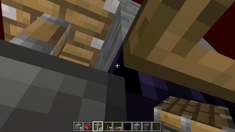 Players need to continuously right-click here (Image via Mojang)