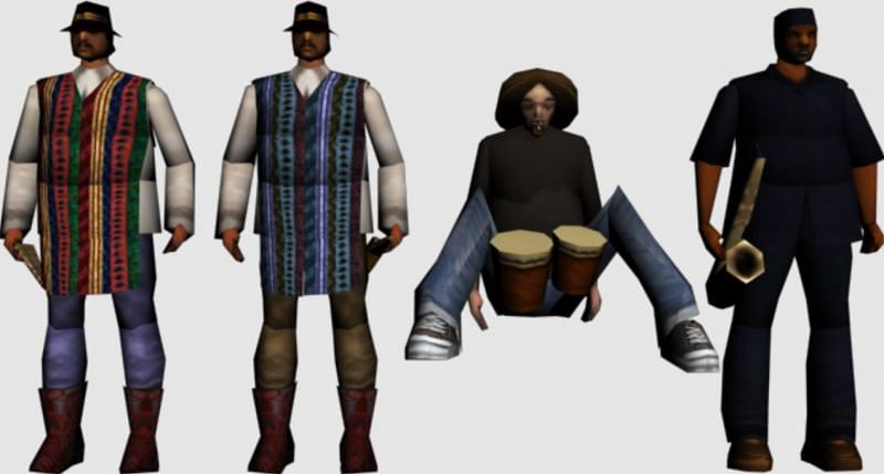 Buskers, as they would&#039;ve appeared in GTA 3 (Image via Rockstar Games)