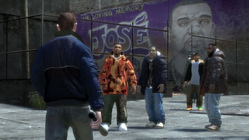 Niko Bellic needs to carefully walk the streets in GTA 4 (Image via Rockstar Games)