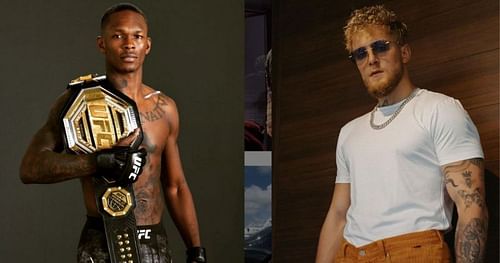 Israel Adesanya (left), Jake Paul (right) [Images Credits: @stylebender, @jakepaul via Instagram]