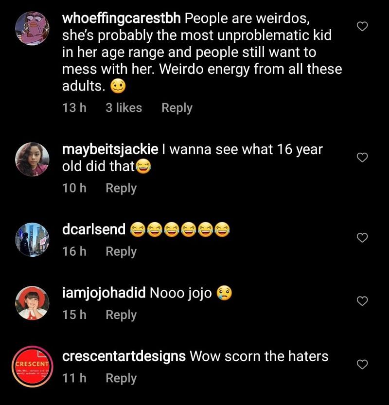 People react to Jojo Siwa&#039;s car getting egged 2/3 (Image via @defnoodles Instagram)