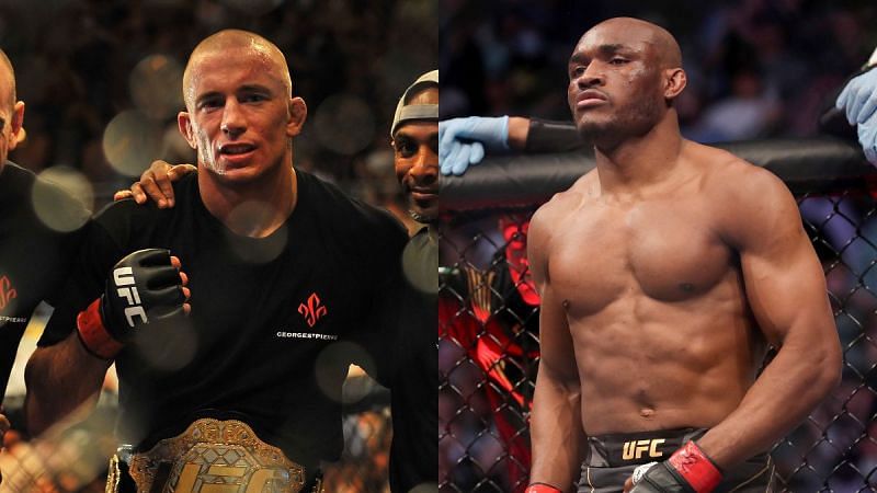 Georges St-Pierre (left) and Kamaru Usman (right)