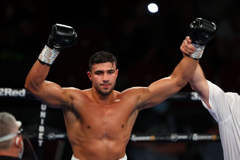 Tommy Fury could represent the perfect opponent for Jake Paul if he can beat Tyron Woodley