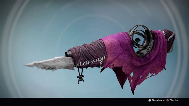 Destiny 1 exotic weapon, Touch of Malice (Image via Bungie)