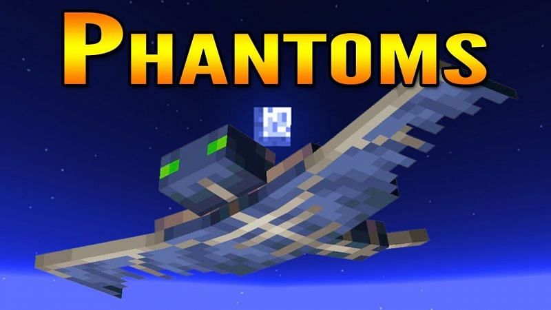 Phantoms aren&#039;t particularly sturdy and have a few weaknesses (Image via Mojang)