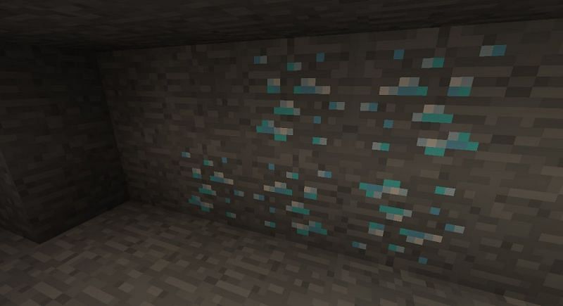 Diamonds (Image via Minecraft)