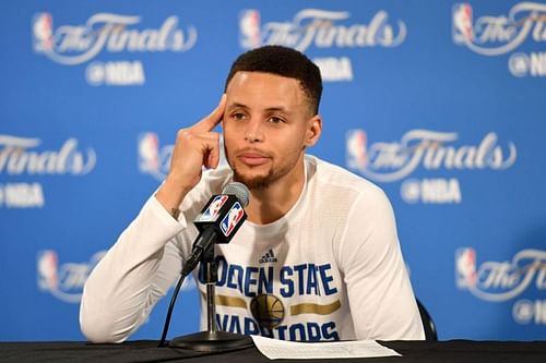 Stephen Curry of the Golden State Warriors after Game 7 of the 2016 NBA Finals [Source: Bleacher Report]