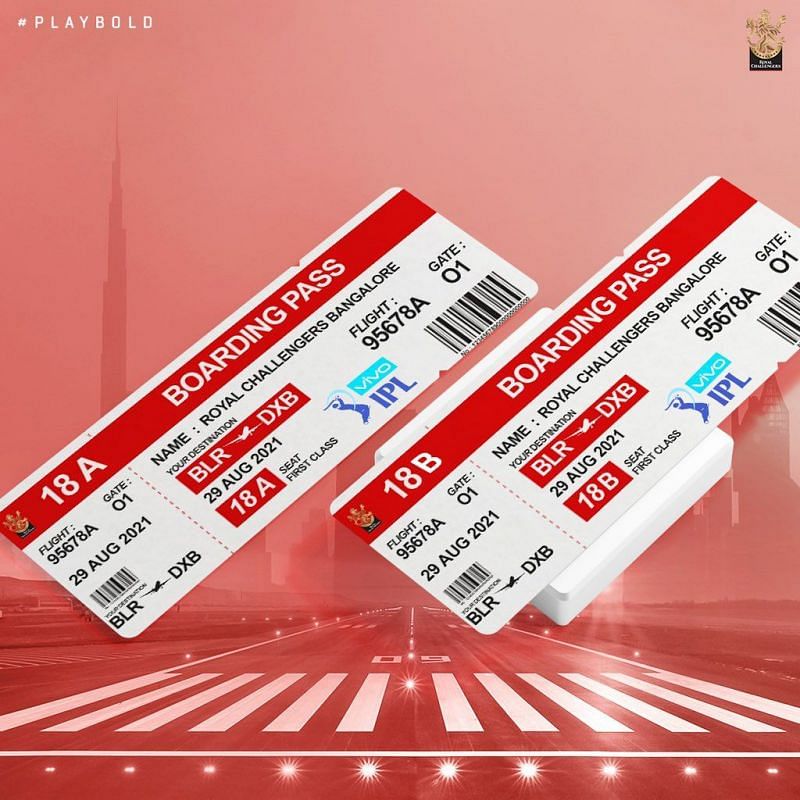 RCB set to reach UAE on August 29 (Pic: @RCBTweets Twitter)