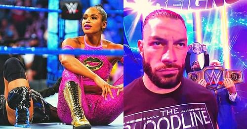 Bianca had her eyes set on Becky while Reigns was present on SmackDown