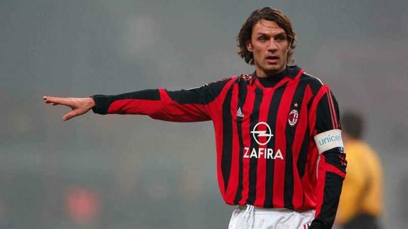 Paolo Maldini played as a left-back and center-back for AC Milan and Italy
